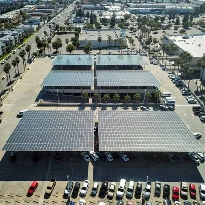 Abri de voiture solaire 80 KW (20-voiture)